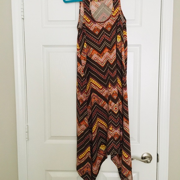 Asymmetrical Patterned Dress - Picture 6 of 6
